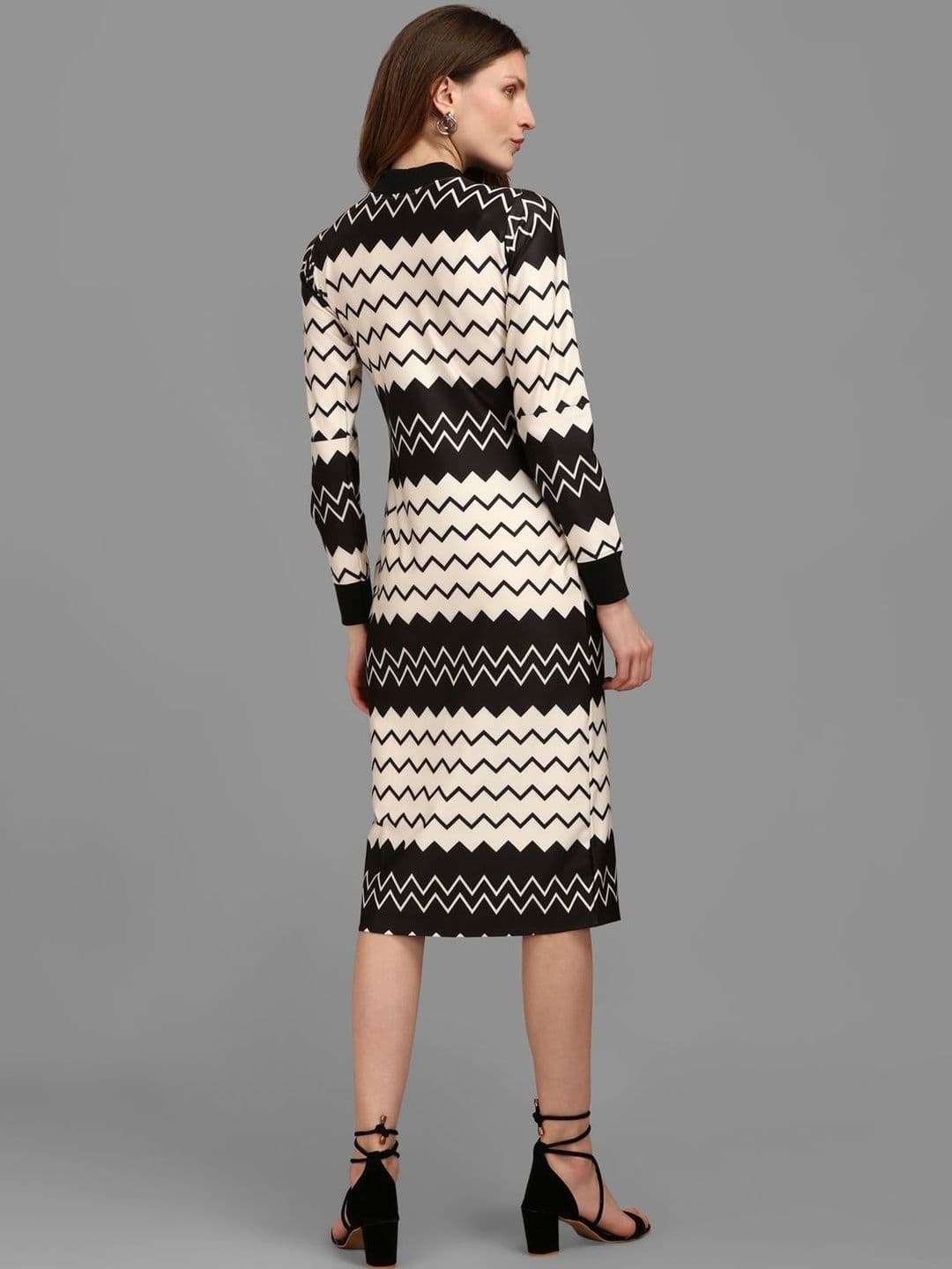 Milost Print Sheath Midi Dress — view 3