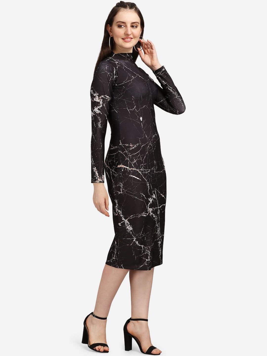 Milost Print Bodycon Midi Dress — view 4