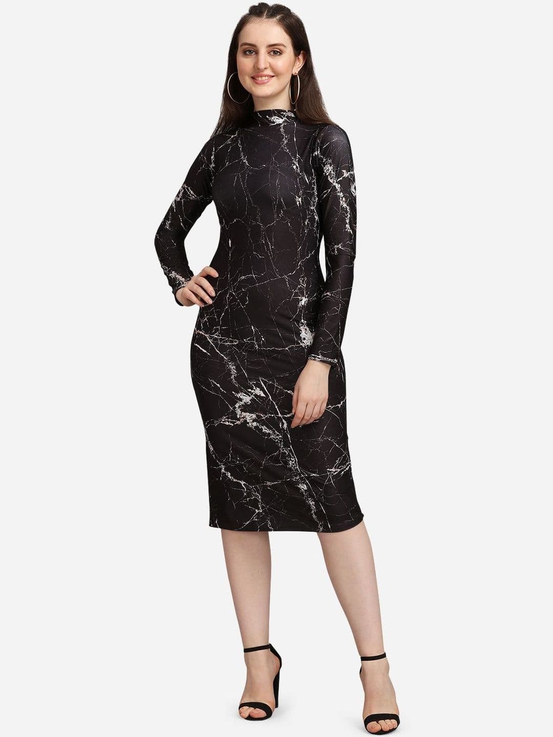 Milost Print Bodycon Midi Dress — view 2
