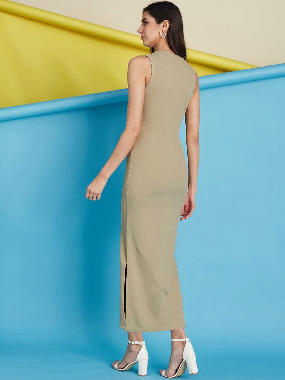 Selvia Edge Bodycon Maxi Dress — view 5