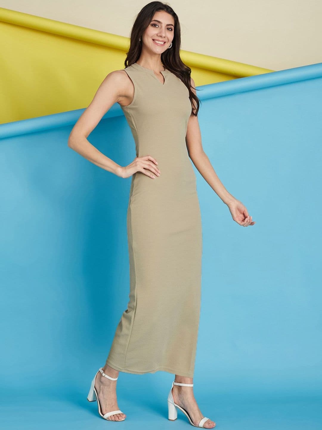 Selvia Edge Bodycon Maxi Dress — view 4