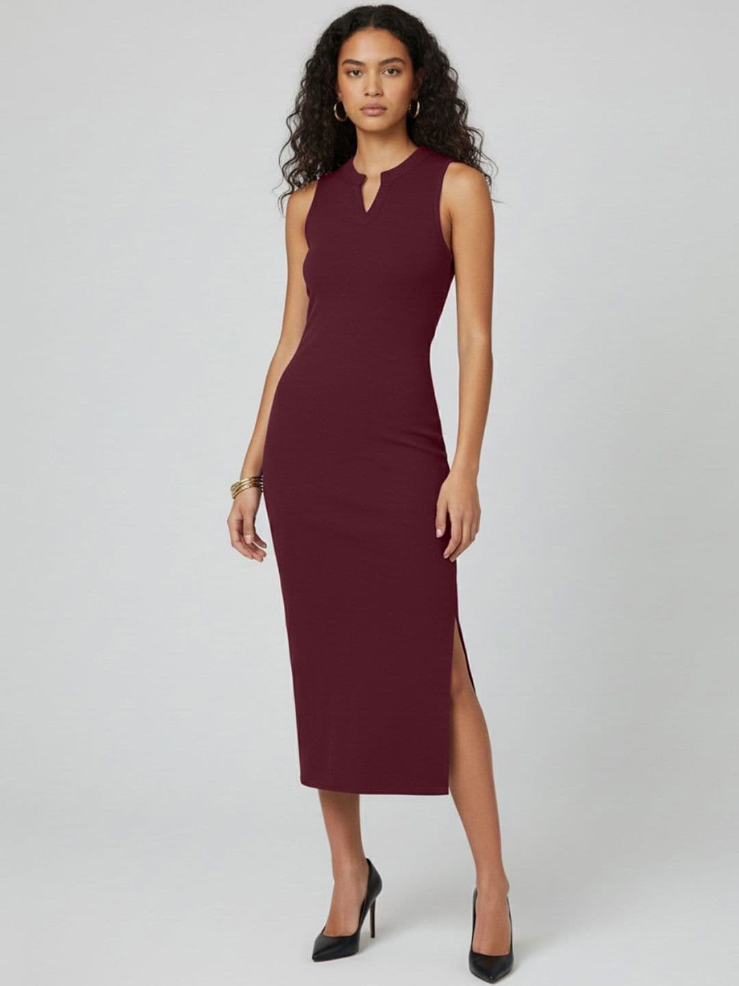 glitchez Sheath Midi Dress — view 5