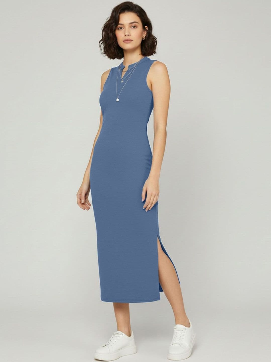 glitchez Bodycon Midi Dress