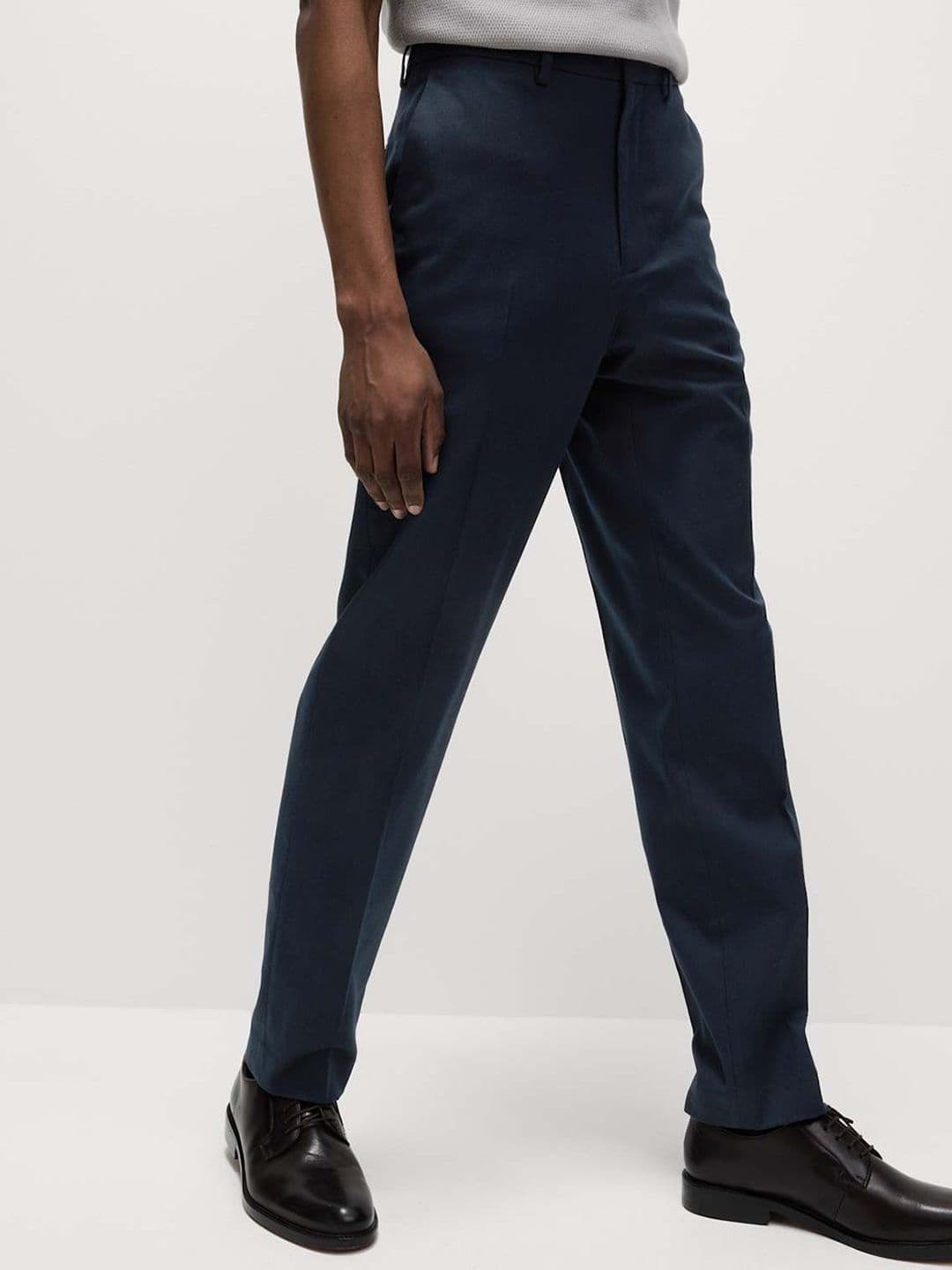 Marks & Spencer Regular Fit Smart Stretch Trousers