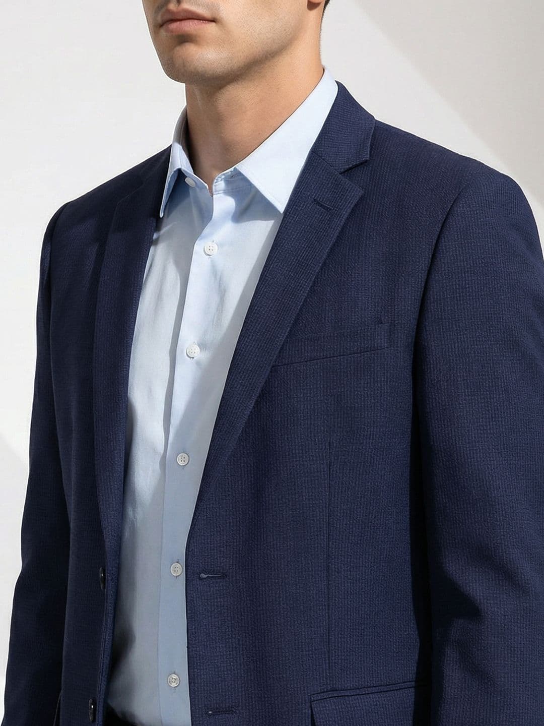 Invictus Regular Fit Notched Lapel Collar Formal Blazer — view 4