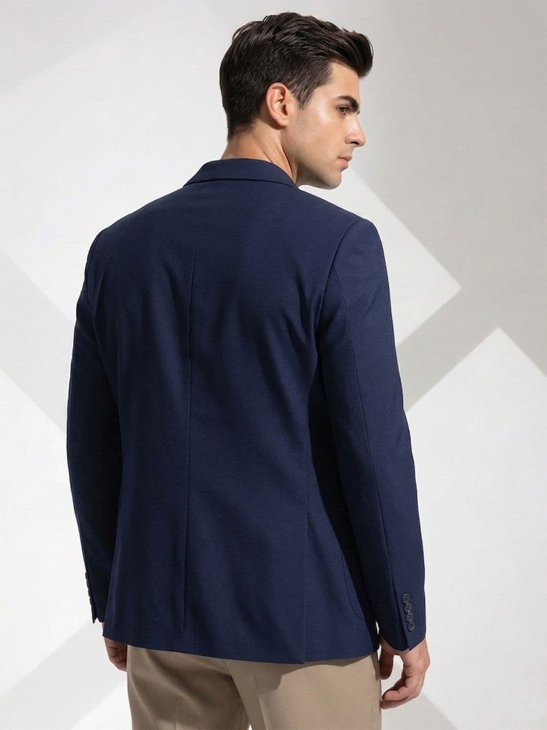 Invictus Regular Fit Notched Lapel Collar Formal Blazer — view 2