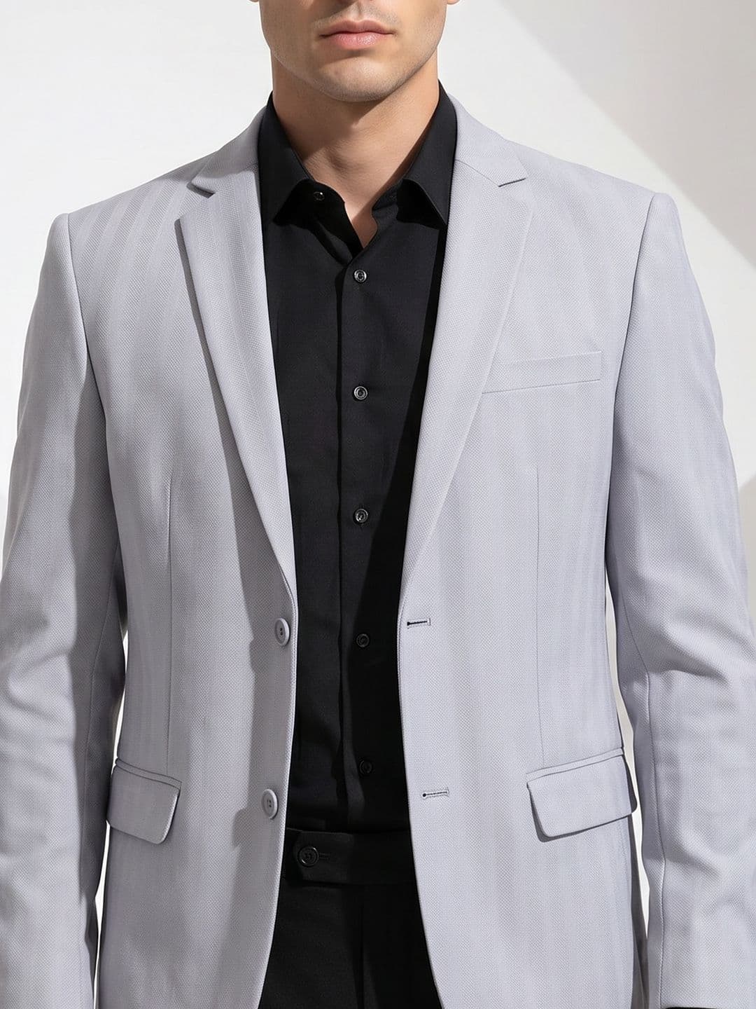 Invictus Single-Breasted Notched Lapel Formal Blazer — view 4