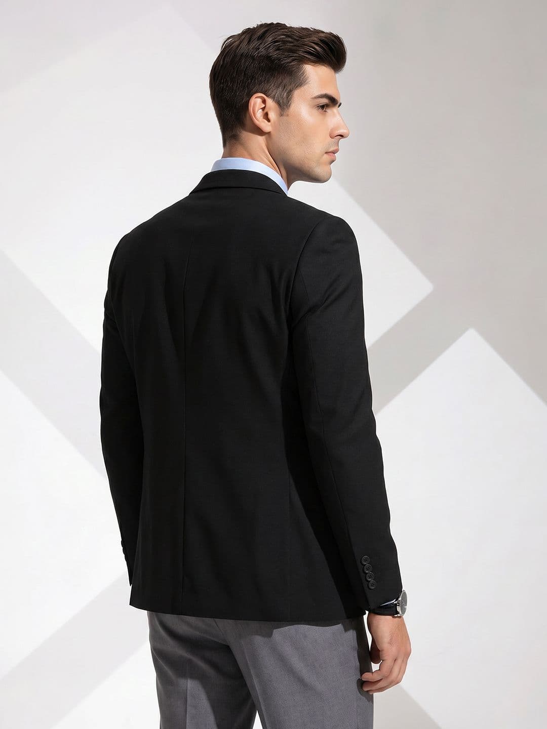 Invictus Single-Breasted Notched Lapel Formal Blazer — view 2