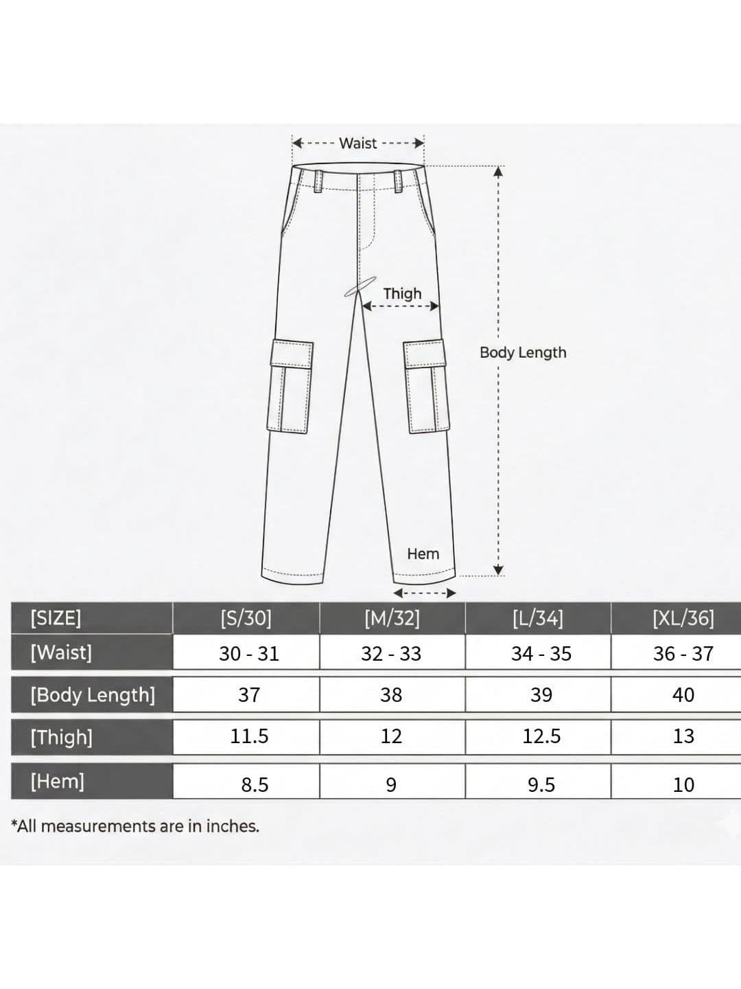Neulknot Men Straight Fit Cargos Trousers — view 4
