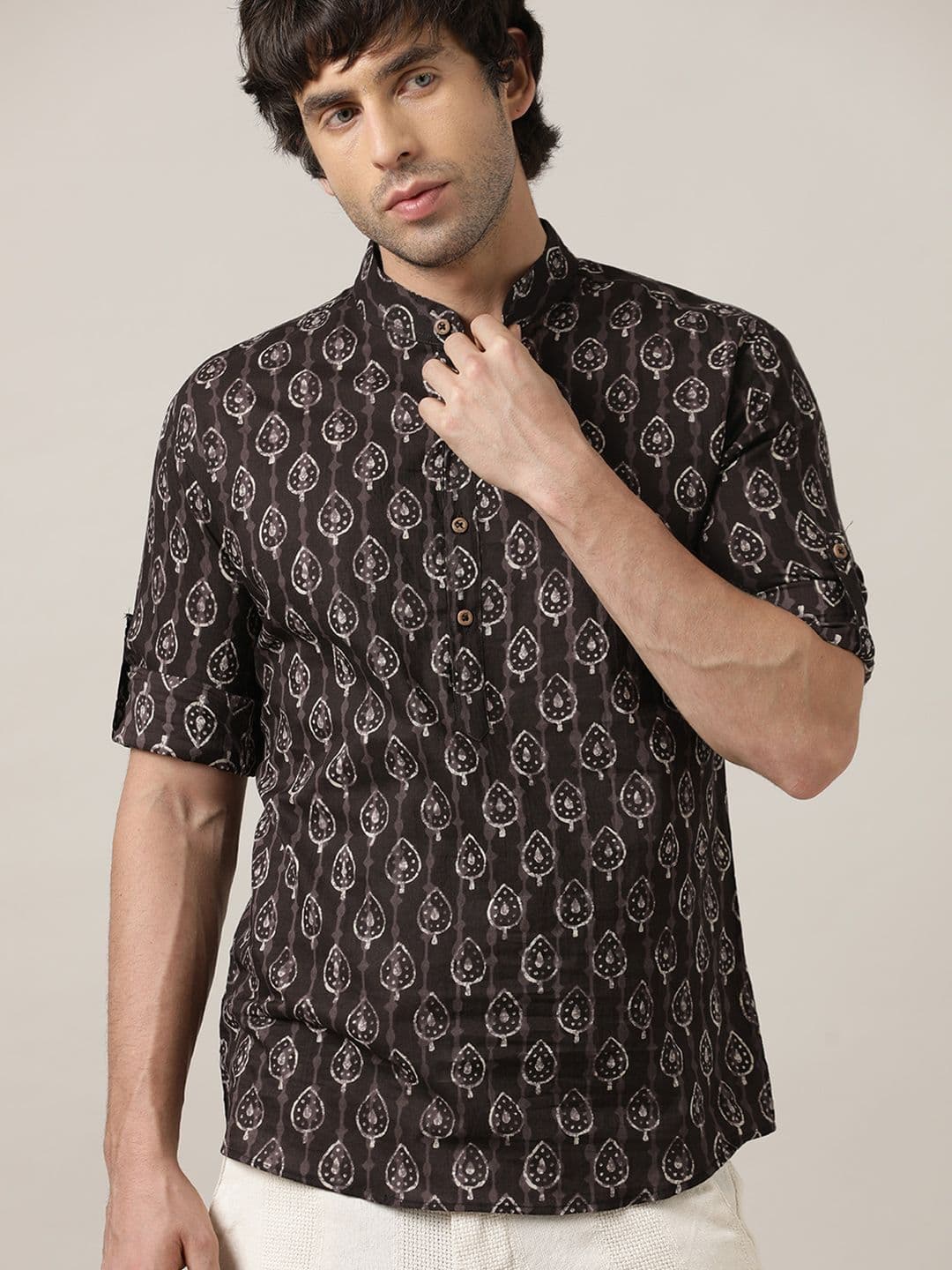Paper Cut Men Comfort Printed Casual Shirt
