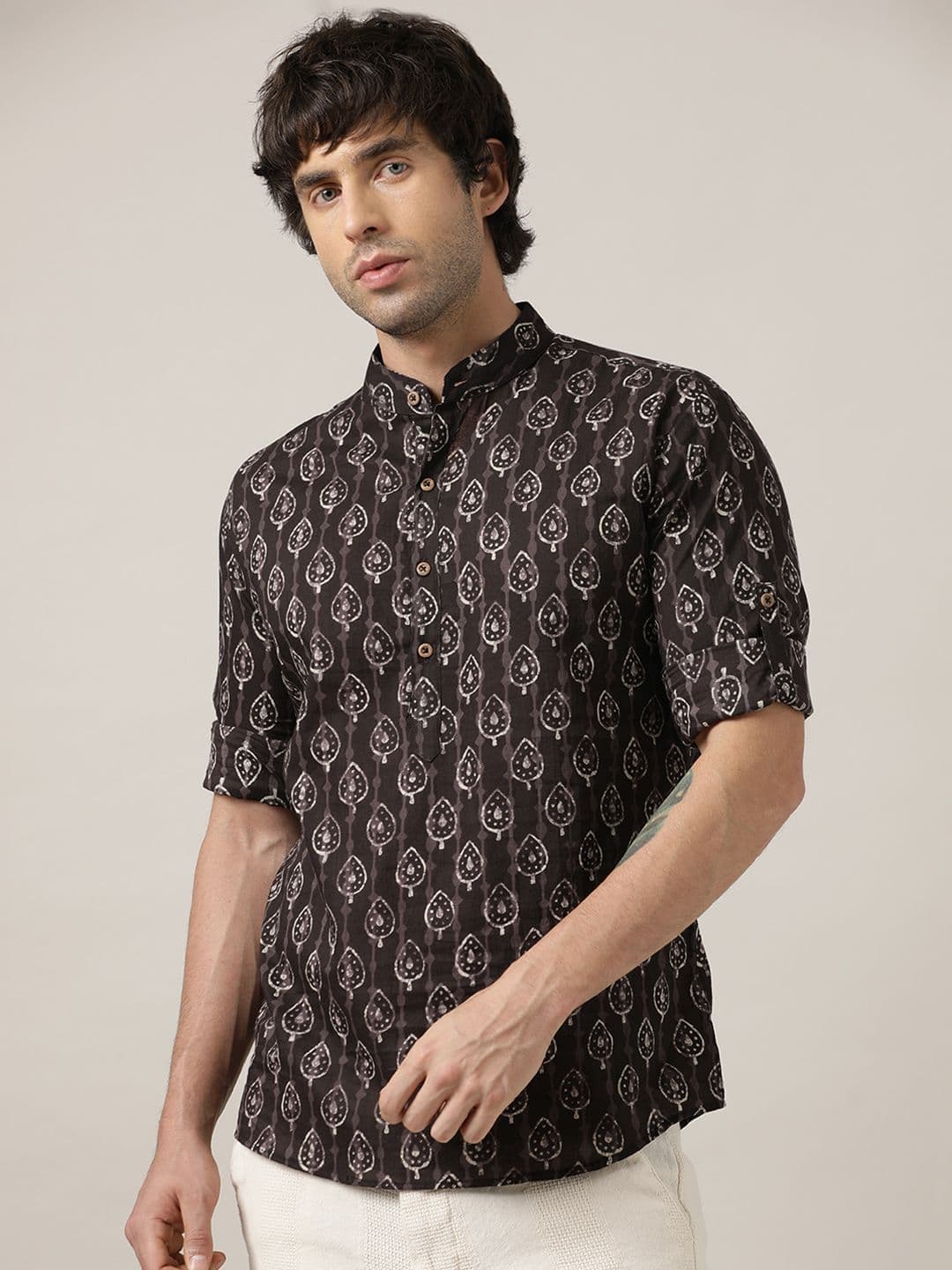 Paper Cut Men Comfort Printed Casual Shirt — view 4