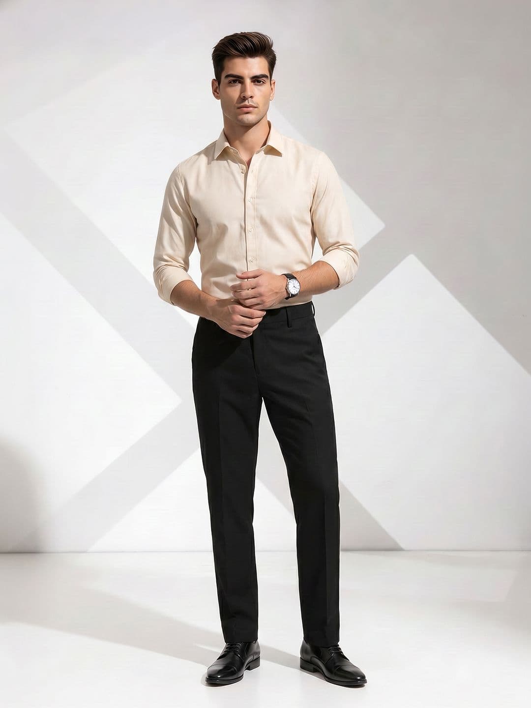 Invictus Men Slim Fit Formal Trousers — view 4