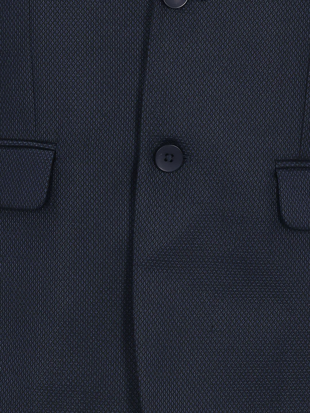 Invictus Self Design Single-Breasted Formal Blazer — view 5