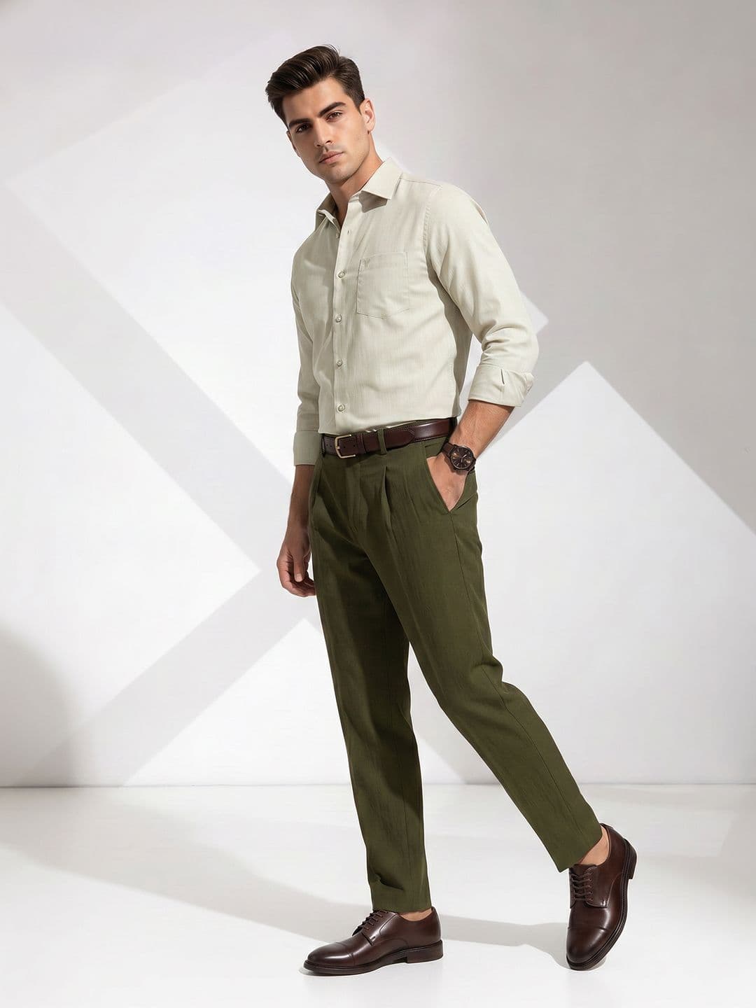 Invictus Slim Fit Spread Collar Formal Shirt — view 4