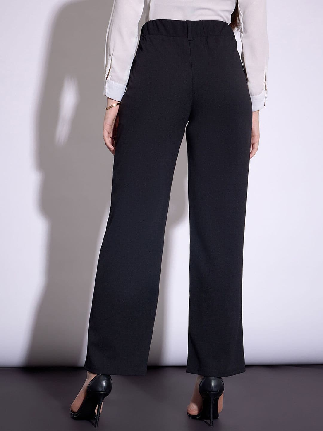 SASSAFRAS worklyf Women Formal Parallel Trousers — view 3